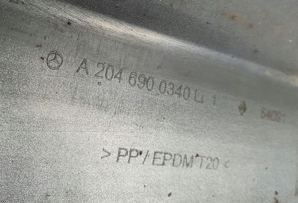 фото №6, Молдинг накладка порог левая 792 mercedes w204 lift