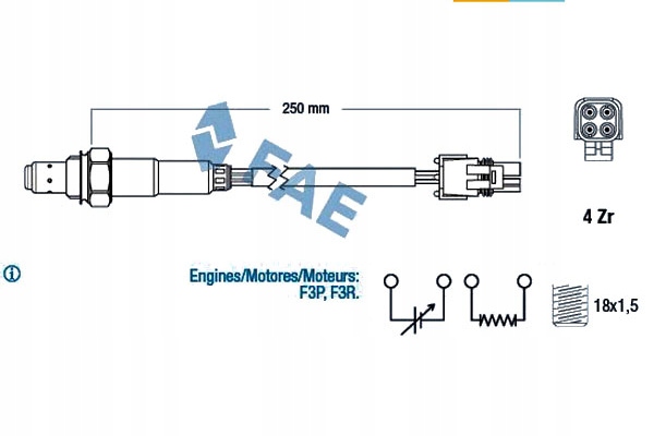 фото №2, Fae 77129 датчик лямбда-зонд