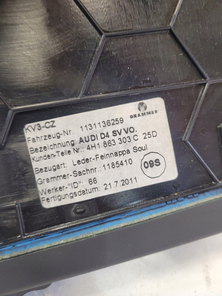 фото №7, Захист audi оригінальний номер 4h1863303c