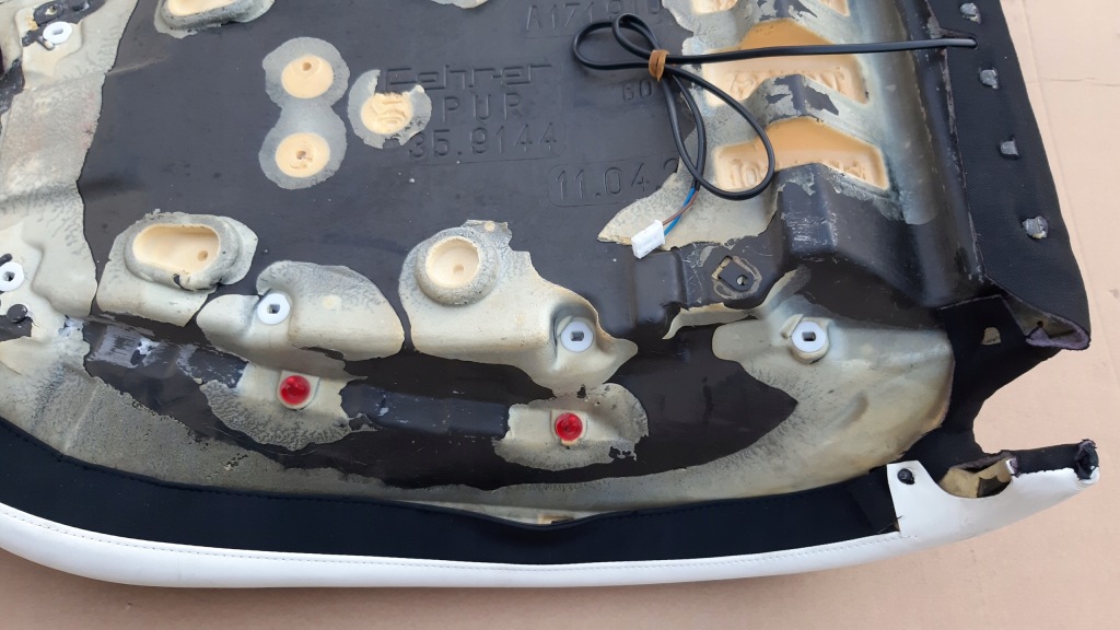 Slk w171 r171 сиденье спинка designo weiss Доставка