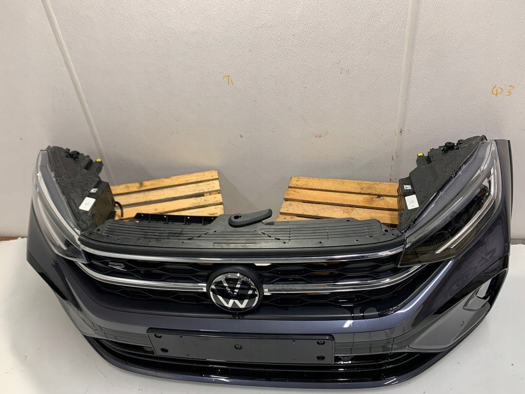 фото №5, Vw taigo r-line full led kompletny перед радиатор бампер pas передний