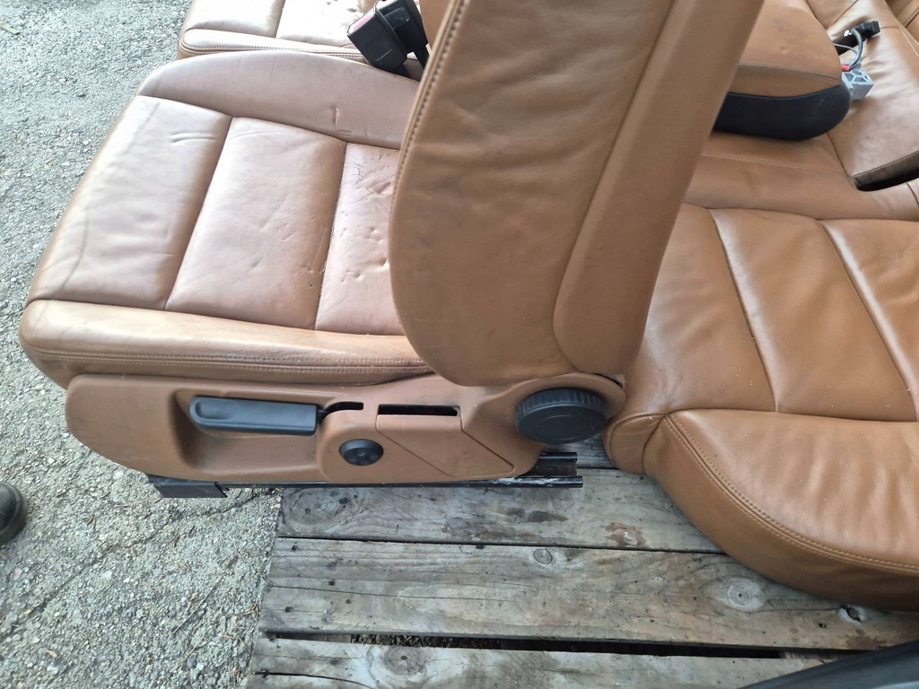 фото №10, Audi a6 s6 c6 4f сиденья заднее сиденье обшивки комплект подогрев кожа kombi