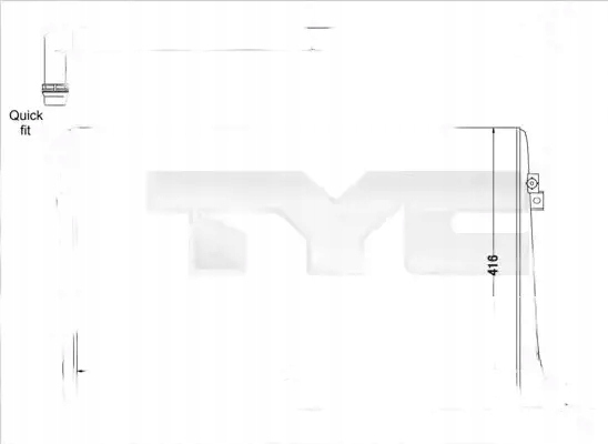 Купити Радіатор води 737-0063-r tyc audi a3 8p/8pa/8p7