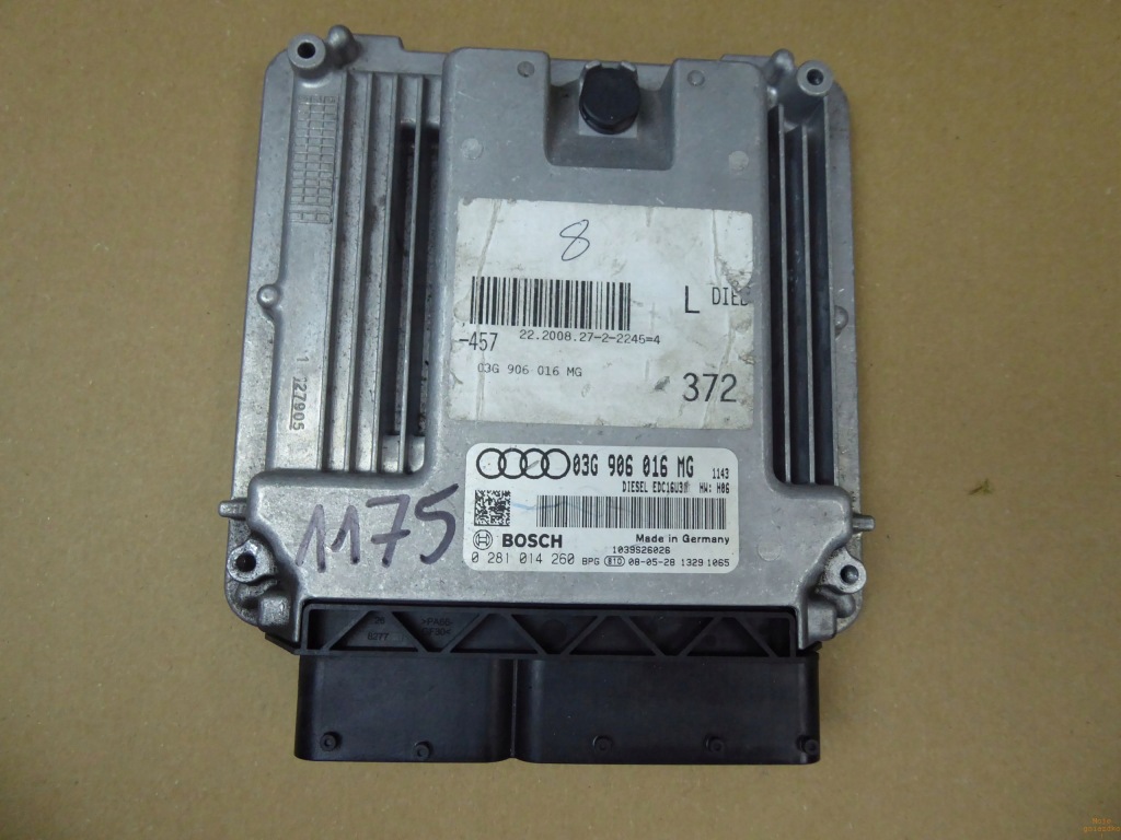 фото №1, Бортовой компьютер audi 03906016mg 0281014260