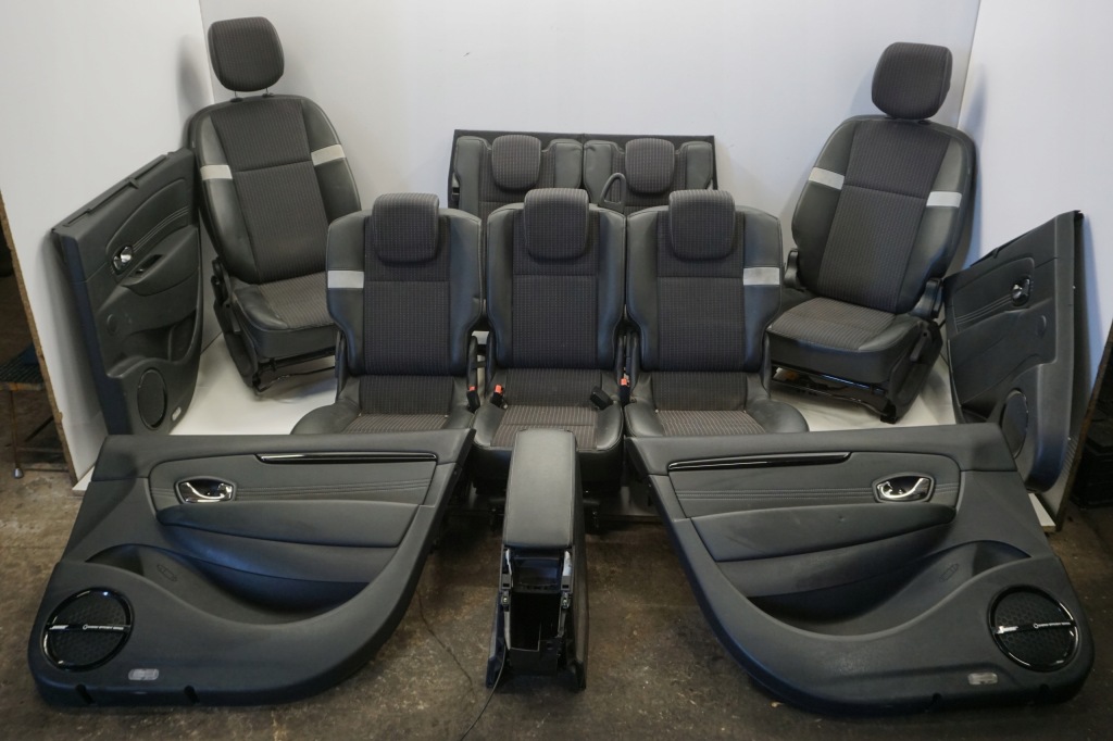 фото №1, Renault grand scenic iii сиденья kanpa обшивки