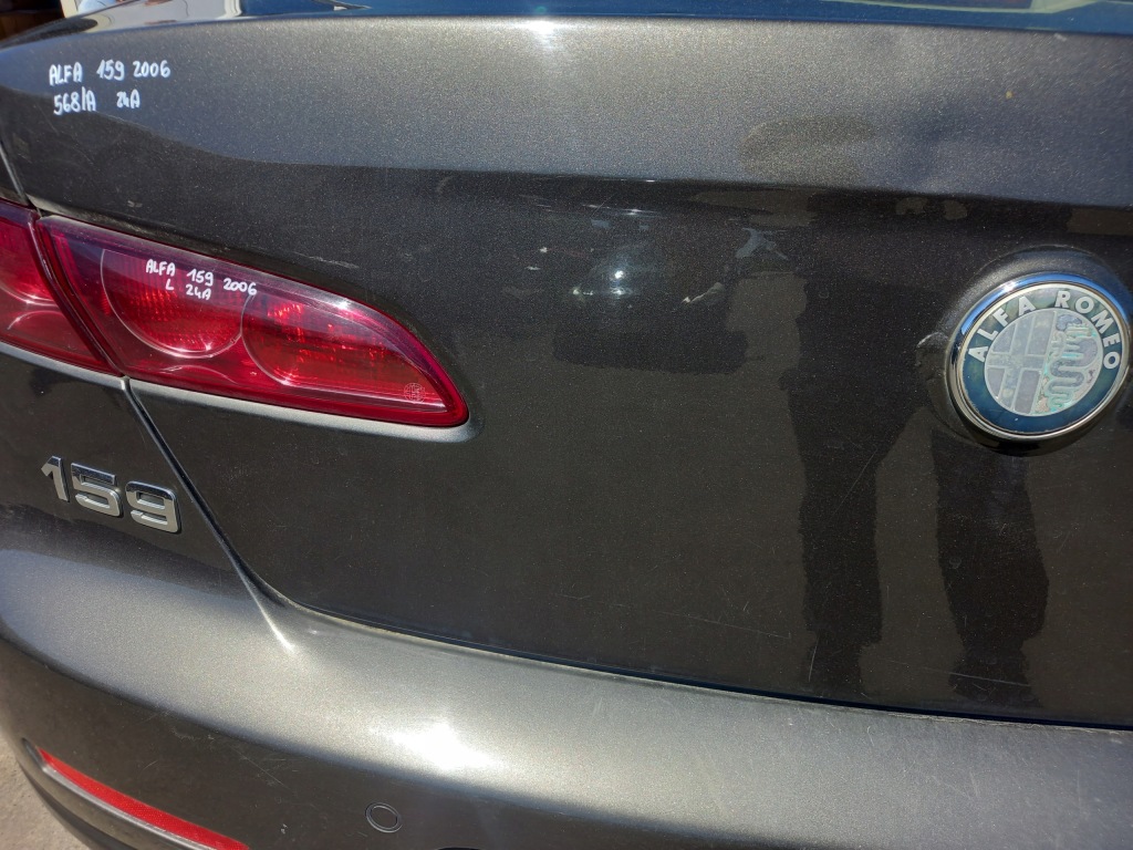 Alfa romeo 159 sedan крышка багажника багажника код лакокрасочного покрытия 568/a Недорого