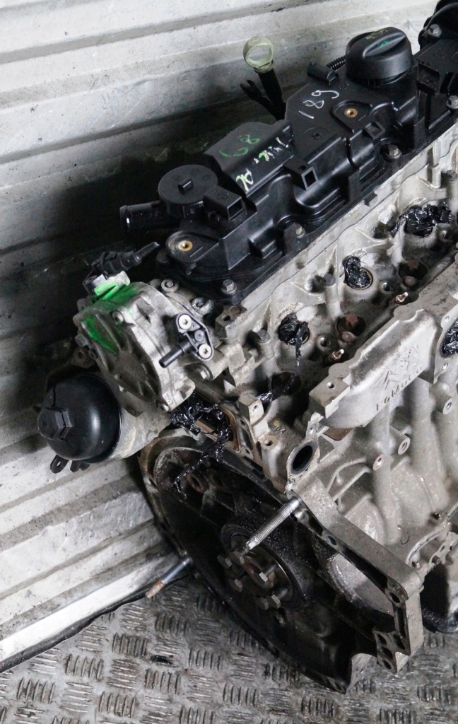 Двигун citroen jumpy 2 рестайлінг  1.6 hdi 8v 90km 10jbdf 9h07 2013 Зі Шроту