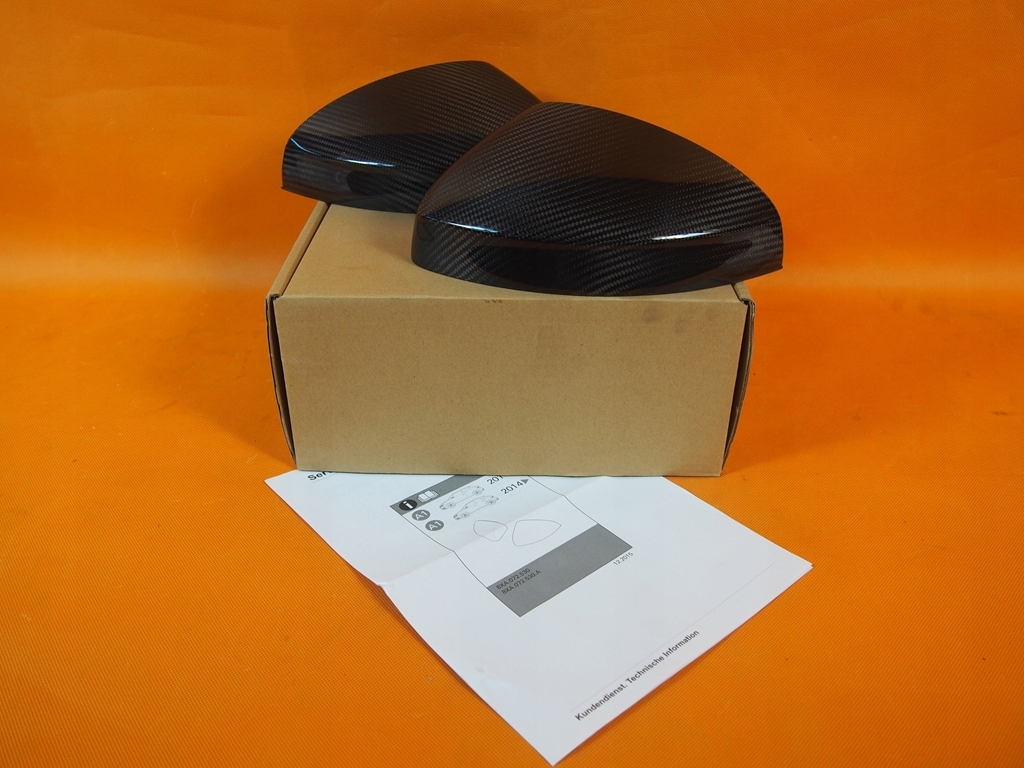 фото №16, Audi a1 8x накладки дзеркал карбон nowe оригінал 8xa072530a 3q0