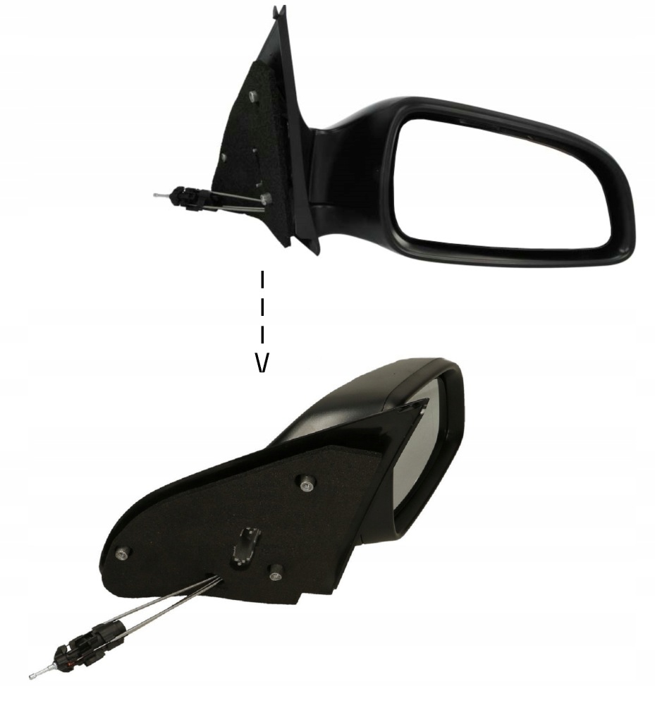 Купить Зеркало механический правое opel astra h 2003-2009