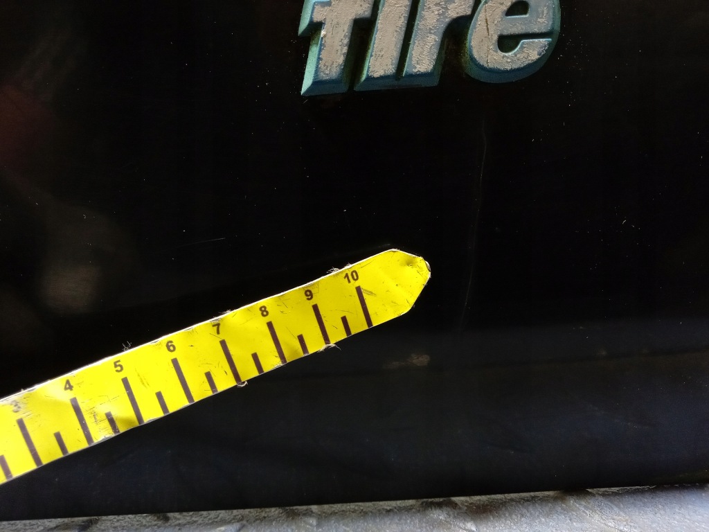 фото №14, Fiat panda i 86- кришка багажника багажника задня 601 nero