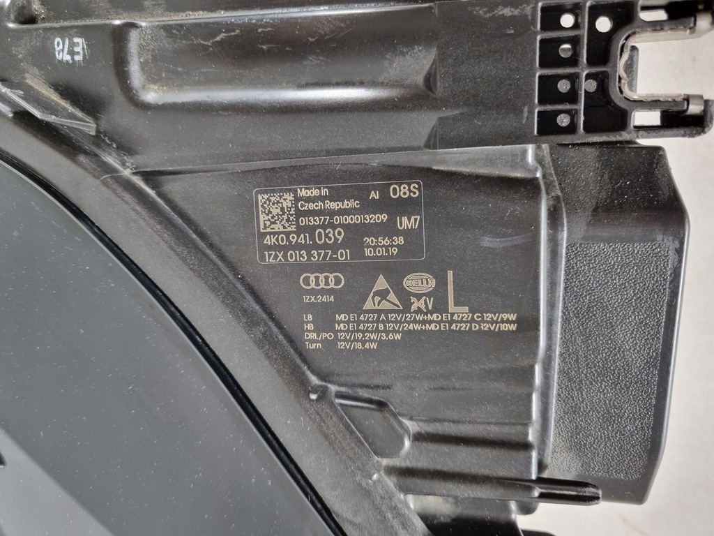 фото №14, Audi a6 c8 4k0 full led лампа левая перед передняя