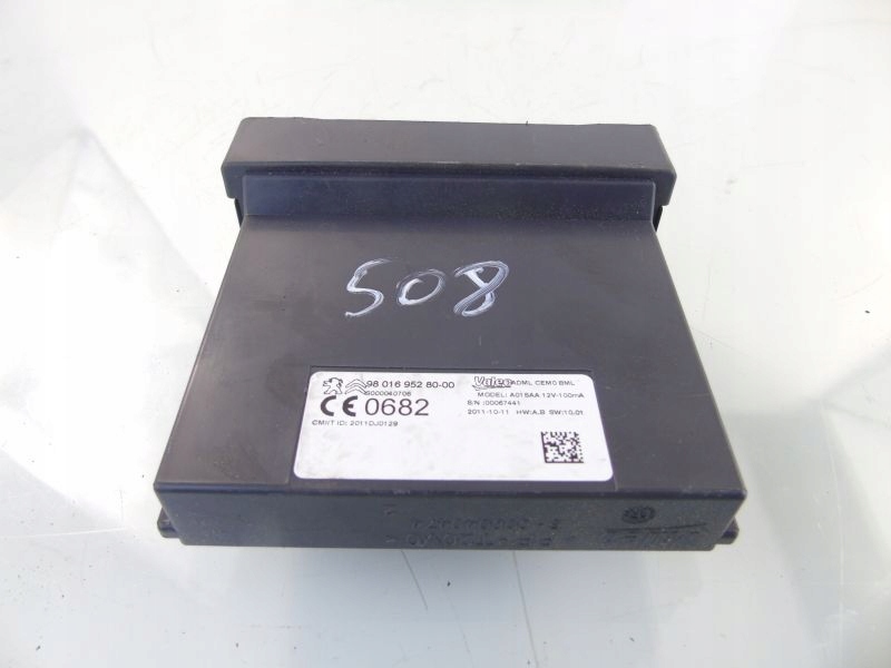 фото №1, Peugeot 508 i модуль блок управления ecu 9801695280
