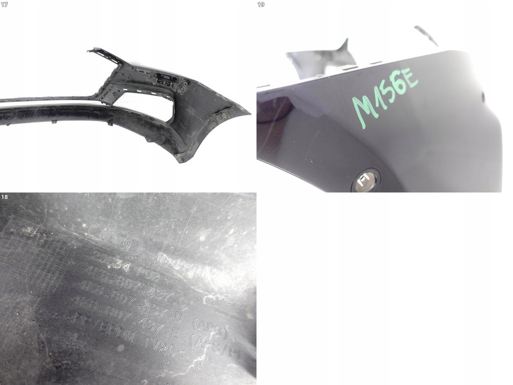 фото №12, Audi a7 s7 4k8 c8 s-line 18-23 бампер перед омыватель / парктроник