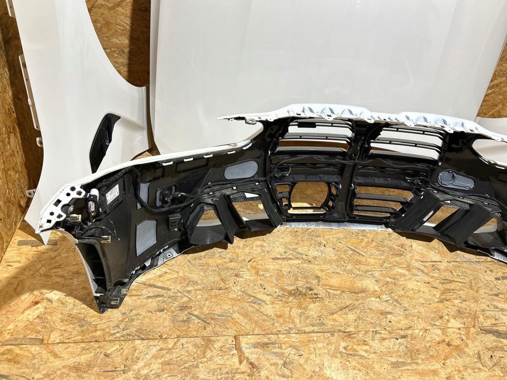 фото №7, Комплект капот бампер крила перед bmw m4 g82 g83 a300 alpinweiss карбон