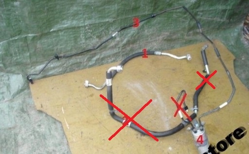 фото №1, Volvo s40 v40 2.0 16v шланг кондиционера