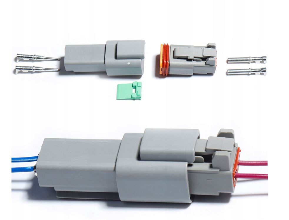 З'єднувач конектори автомобільних штекер hermetyczne електричний pin 250 szt. Доставка