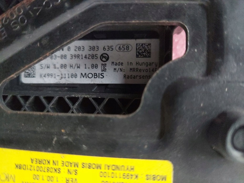 фото №4, Hyundai kona 18- радар датчик датчик acc