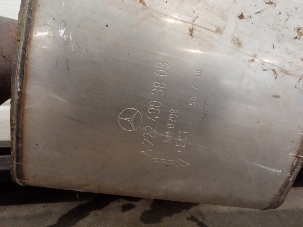 фото №5, Mercedes s klasa w222 3.0 cdi вихлоп кінцевий середній 2224909201