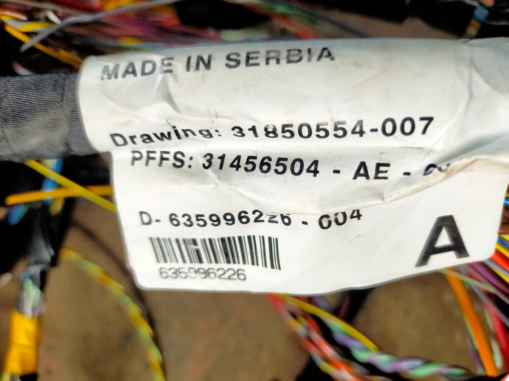 фото №7, Volvo xc60 i 2009 - 2018 жгут электропроводка отсек 31456504