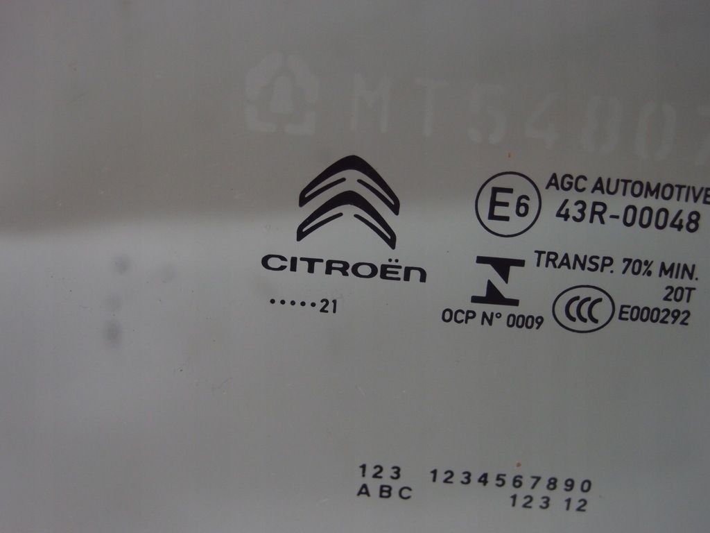 фото №4, Скло двері правий перед citroen c3 2021r