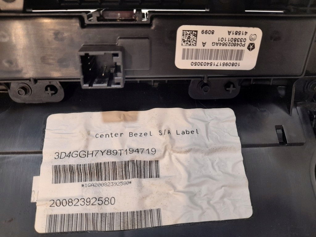 фото №12, Dodge journey панель кондиціонера повітропровід решітка обдув p55111895ae