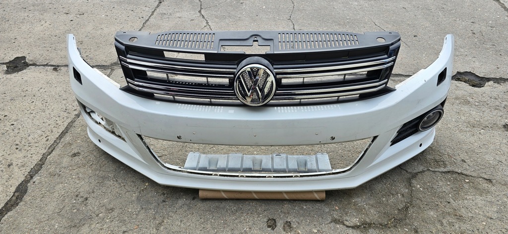 фото №7, Бампер решётка радиатора vw tiguan r-line lift 5n0