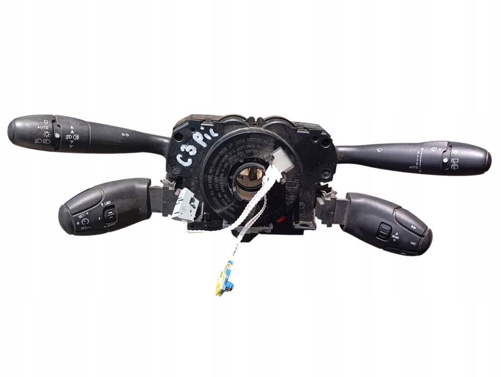 фото №1, Перемикач комбінований стрічка air bag citroen c3 picasso оригінальний номер 96643944xt