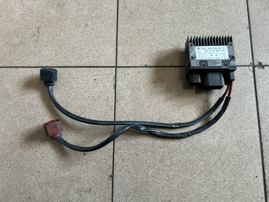 фото №1, Модуль вентилятора audi a6 c5 s6 4.2 v8 2.7 bt