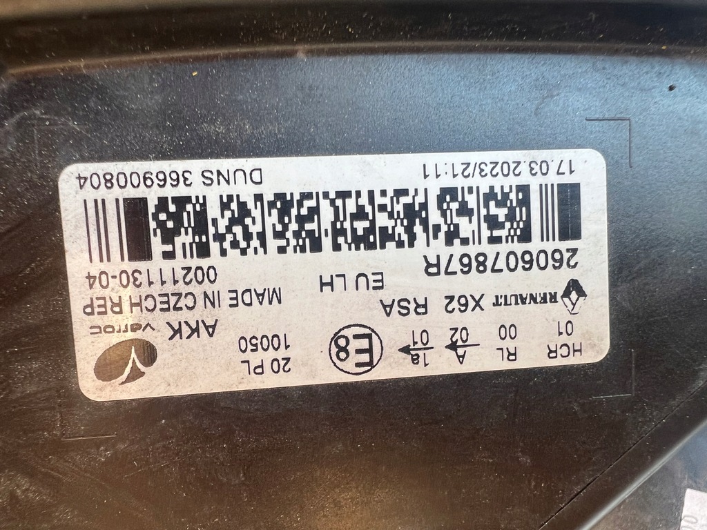 фото №4, Лампа перед левая led renault master 4