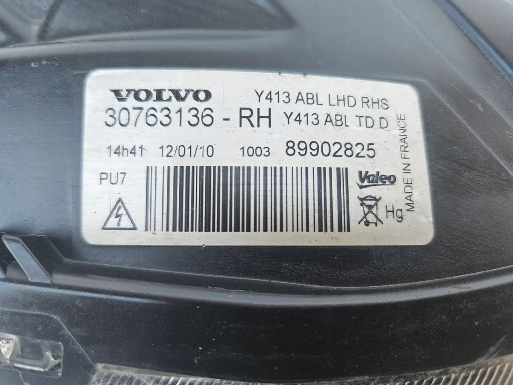 фото №7, Volvo xc60 08-13 лампа права ксенон 30763136