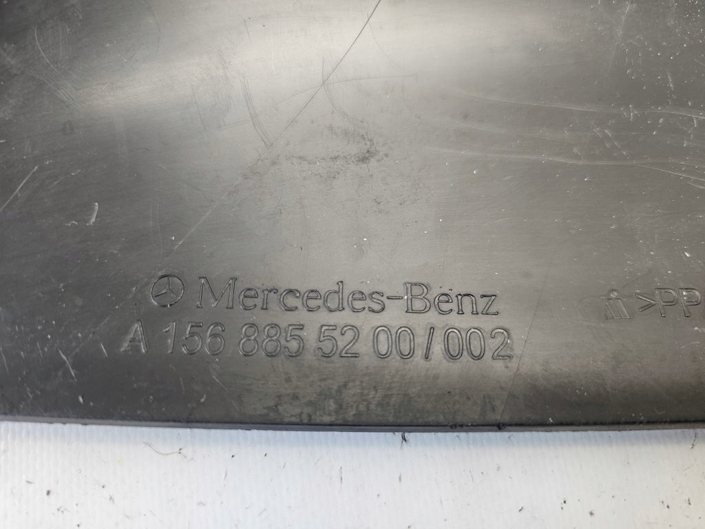 фото №8, Спойлер dół бампера правый mercedes gla x156 w156 lift 17-20 перед orginał