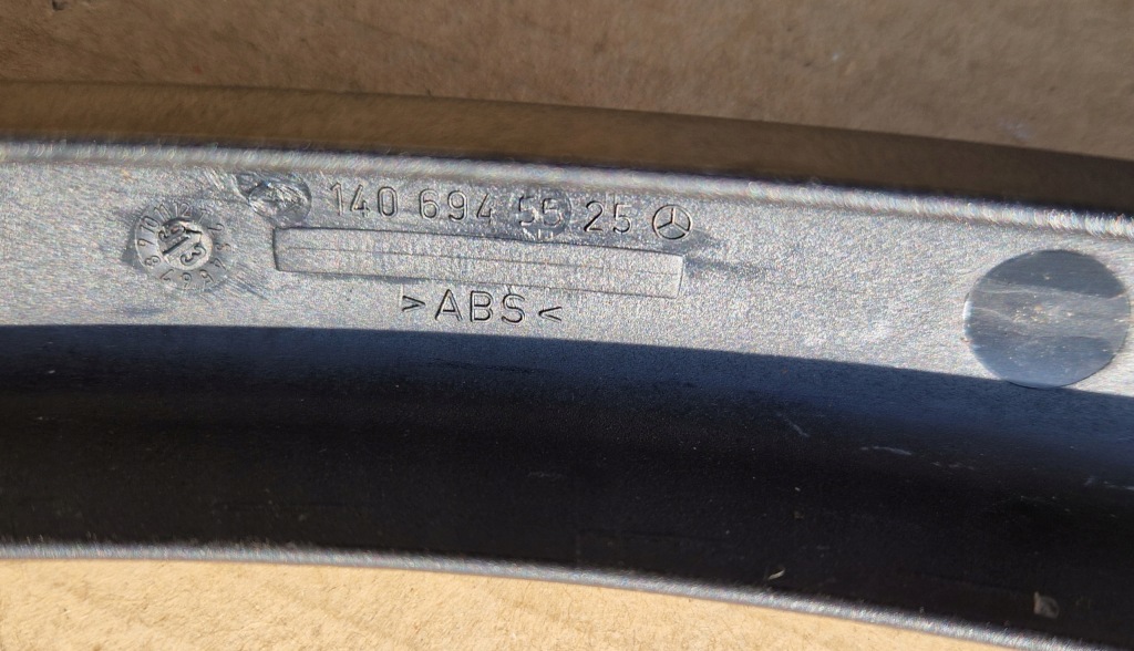 фото №6, Mercedes w140 c140 cl coupe защита петли задняя задние левая правая чёрные