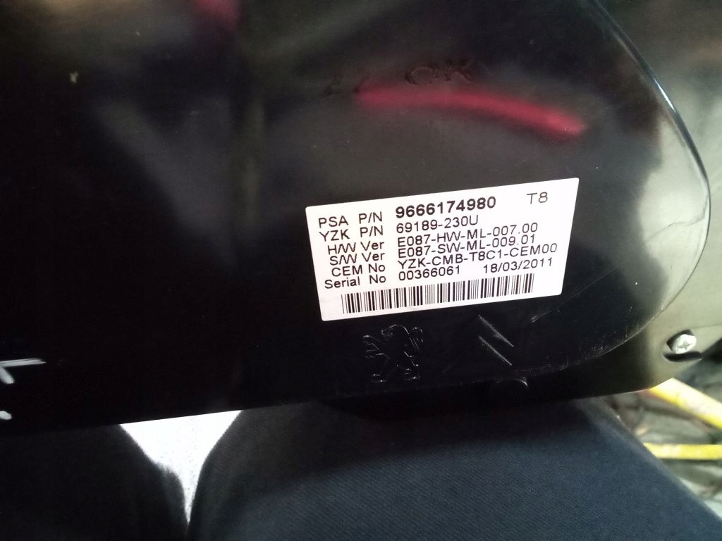 фото №7, Peugeot 3008 i счетчик приборы 9666174980