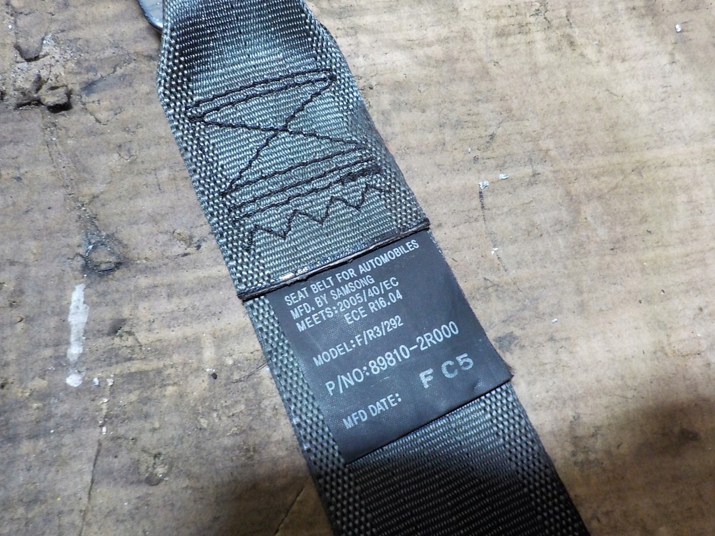 фото №6, Pas безопасности левый задний i30 10r. 898102r000