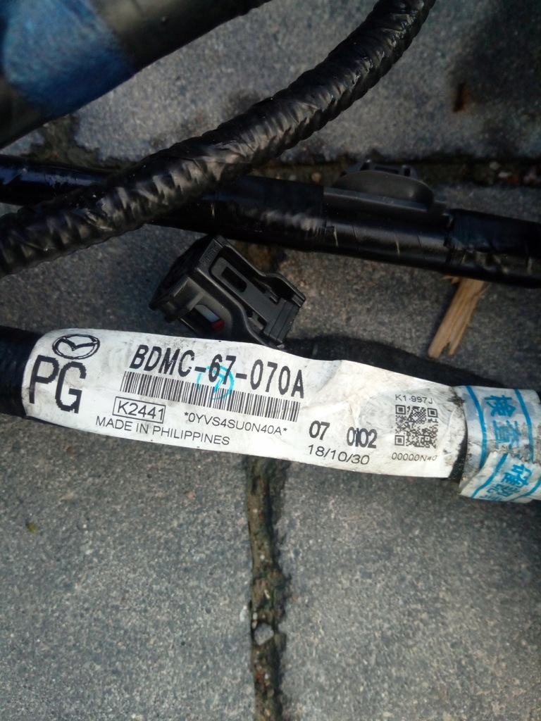 фото №4, Коробка предохранителей электропроводка mazda 3 bp 2.0 b