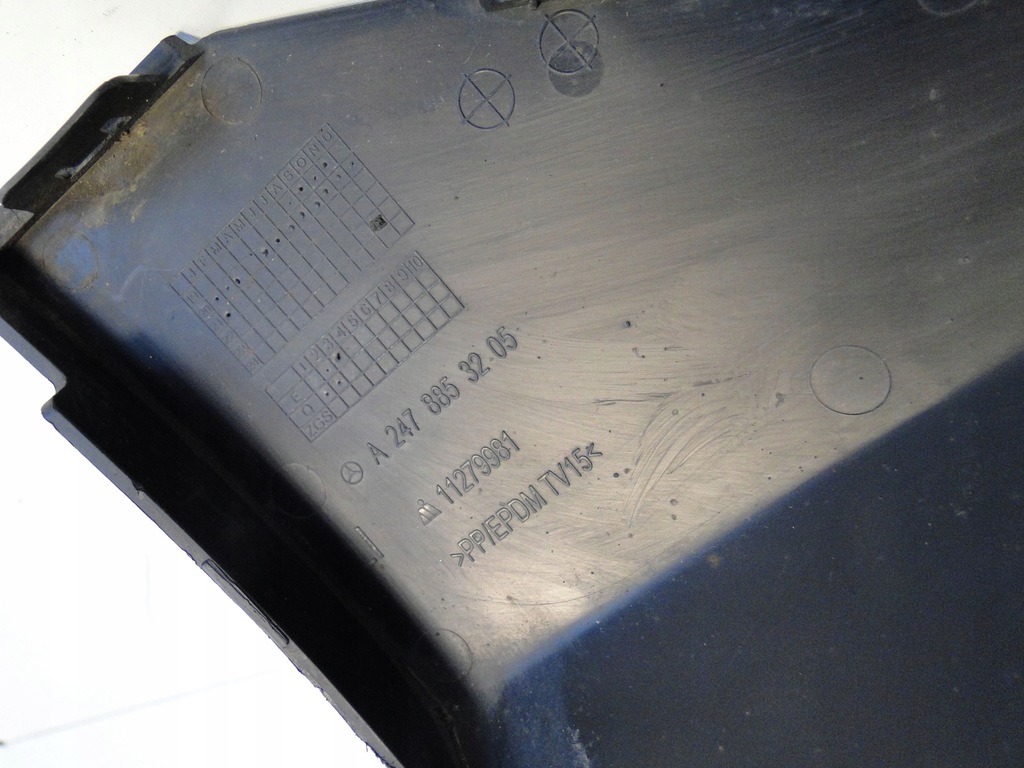 фото №11, Mercedes gla h247 247 молдинг защита левая накладка-спойлер w бампер передний amg набор