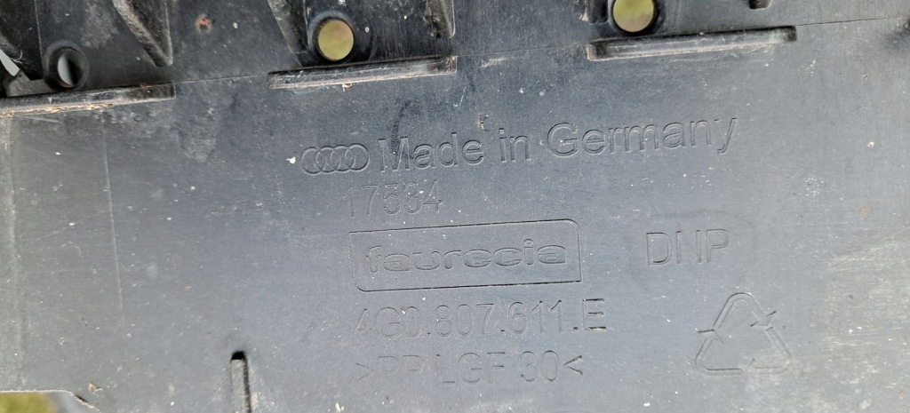 Audi a6 c7 lift 4g0 защита плита pod бампер b.ładna 4g0807611e в Украине