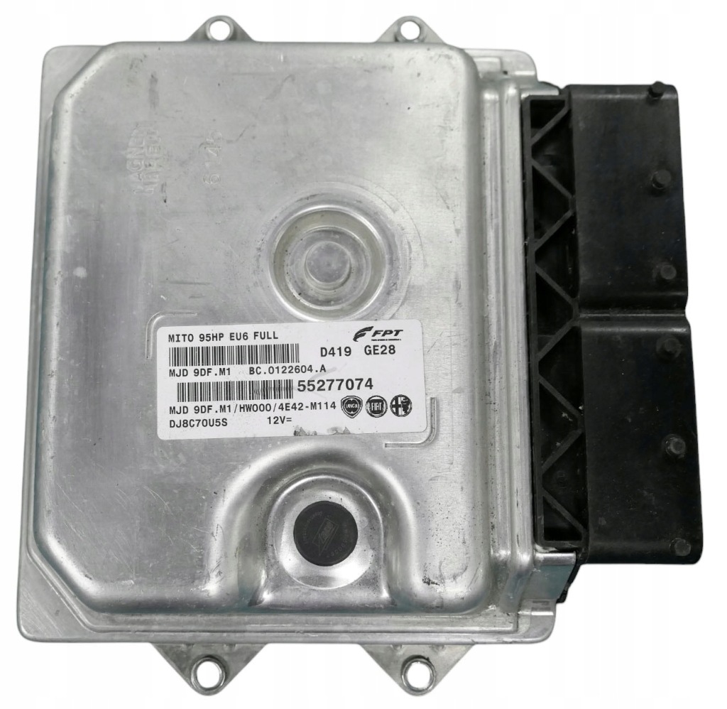 Купити Блок керування двигуна alfa romeo mito 1.3 55277074 mjd 9df.m1 програмування