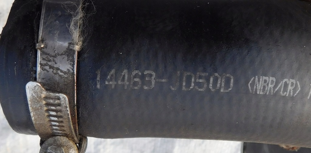 фото №3, Qashqai j10 +2 lift 2011r 1.5 dci wąż интеркулер труба 14463-jd50d