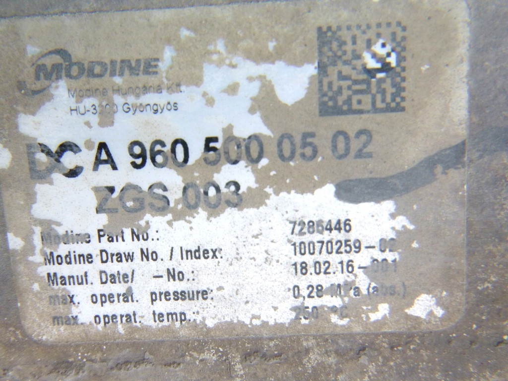 фото №5, Mercedes actros интеркулер a96050005002