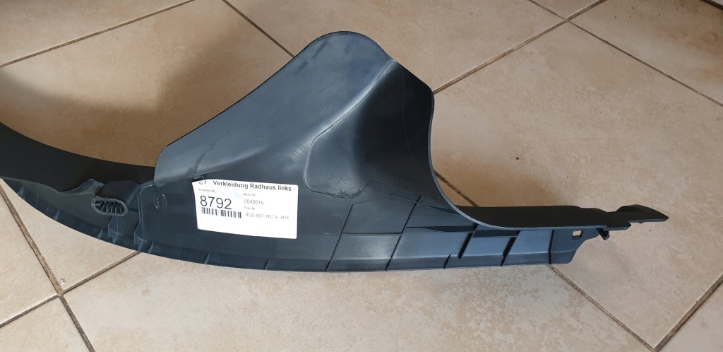 фото №6, Защита порог обшивка стойка левый задняя audi a6 c7