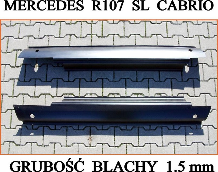фото №1, Порог пороги ремкомплект mercedes slc r107 cabrio правый оцинковка