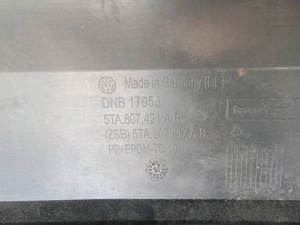 фото №6, Vw touran ii 4xpdc бампер задняя 5ta807421a