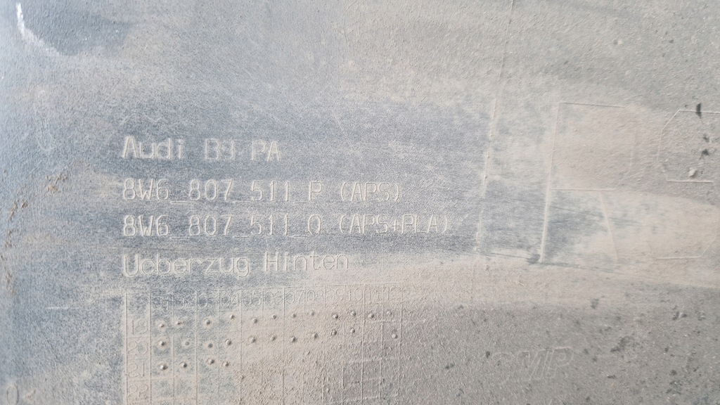 фото №10, Audi rs5 b9 8w6 2020- бампер задня 8w6807511p