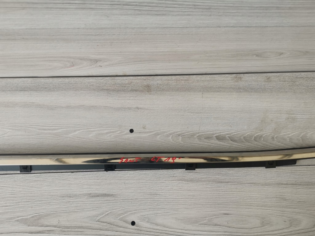 фото №3, Hyundai santa fe iv молдинг уплотнитель хром дверь левый задняя