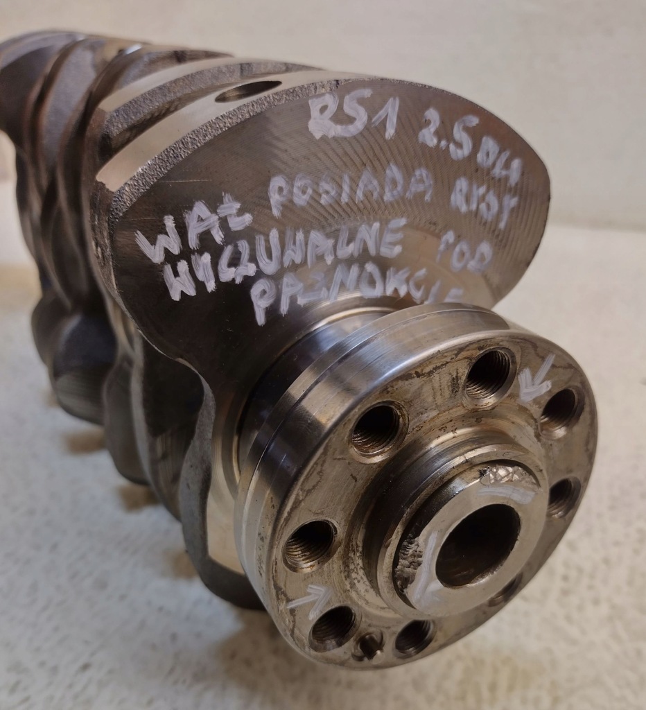 фото №3, Nissan navara d40 pathfinder r51 05-10 2.5 dci wał коленчатый