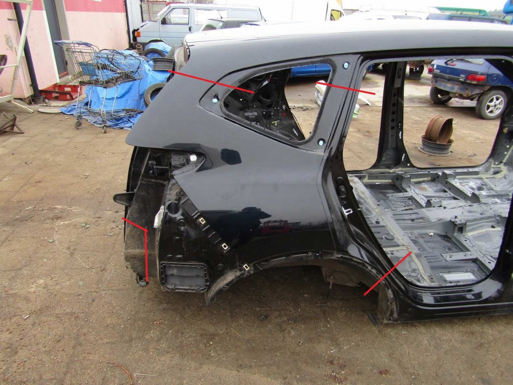 фото №1, Honda cr-v v 19r чверть права задня задня крила правий задній задній nh731p