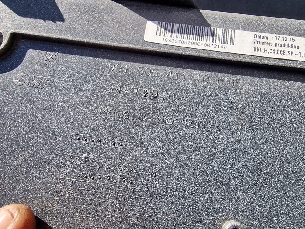 фото №7, Porsche 911 991 бампер задній 99150541110