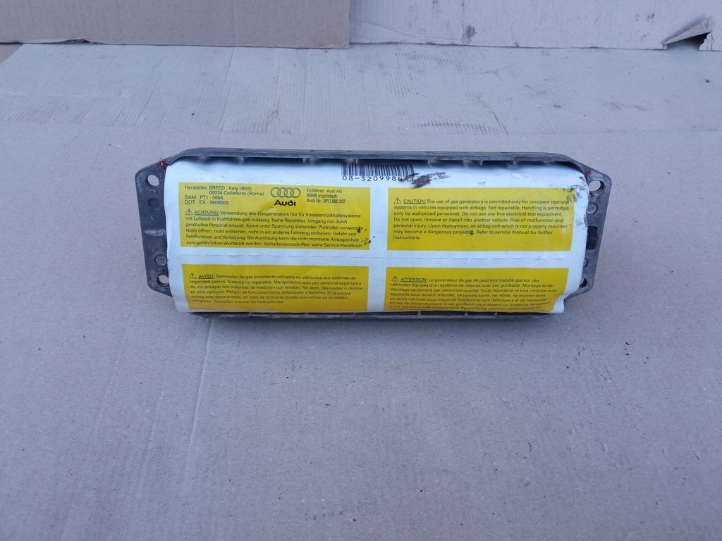 фото №1, Подушка пасажира 8p0880202 audi a3 8p