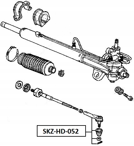 фото №9, Наконечник тяга кермовий honda odyssey 00-04